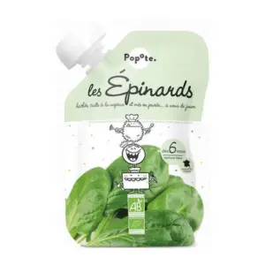 Popote Gourde Epinard Bio 120g