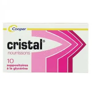 Cooper Cristal Nourrissons, 10 Suppositoires à La Glycérine