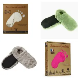 Bouillotte Chaussons couleur aléatoire - Pharmacie Agnès Praden à Alès