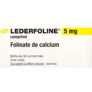 Pfizer Lederfoline 5 mg 30 Comprimés