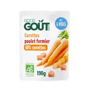 Good Gout Carottes Poulet Fermier 190g