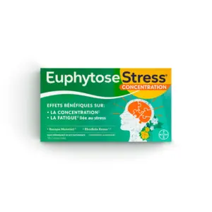 EuphytoseStress Concentration 30 comprimés - Pharmacie Agnès Praden à Alès