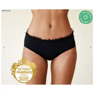 SISTERS REPUBLIC CULOTTE MENSTRUELLE COLETTE TAILLE XS FLUX SUPER