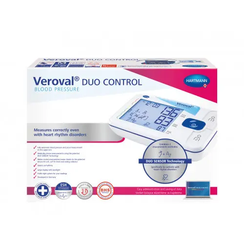 Hartmann Veroval Duo control tensiomètre brassard