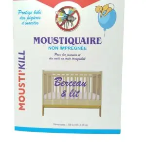 Mousti'Kill Moustiquaire Non Imprégnée Lit Bébé