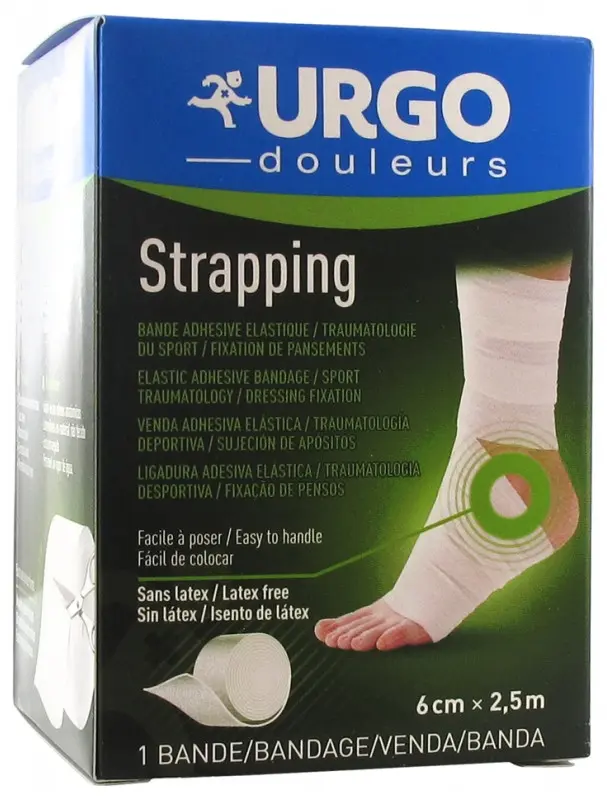 Urgo Strapping 6 cm x 2.5 m - Pharmacie Agnès Praden à Alès