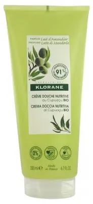 Klorane Crème Douche Nutritive au Cupuaçu Bio Lait d'Amandier 200 ml