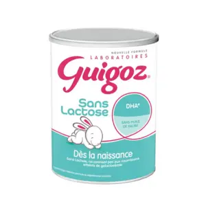 Guigoz Sans Lactose DHA 1 Lait 0 - 6 mois 400g