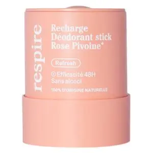 Respire Recharge Déodorant Stick Rose Pivoine 50gr