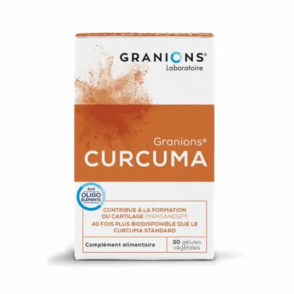 Laboratoire des Granions curcuma 30 gélules 12g