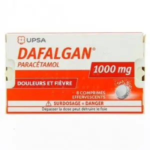 Upsa Dafalgan 1g 8 Comprimés Effervescents
