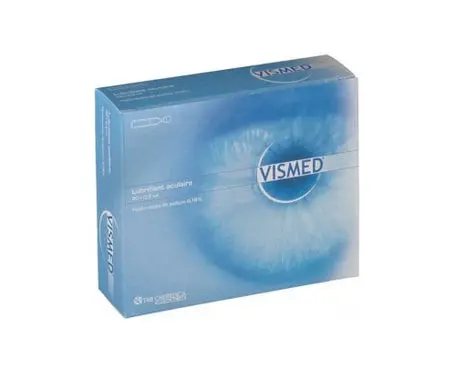 Vismed lubrifiant oculaire 20 doses