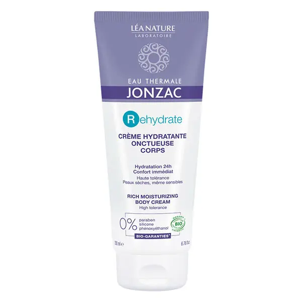 Eau de Jonzac REhydrate Crème Hydratante Onctueuse Corps Bio 200 ml