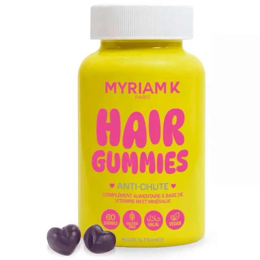Myriam K Hair Anti-Chute 60 gummies - Pharmacie Agnès Praden à Alès