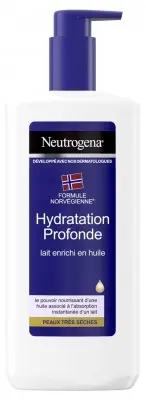 Neutrogena Hydratation Profonde Lait Enrichi en Huile 400 ml - Pharmacie Agnès Praden à Alès