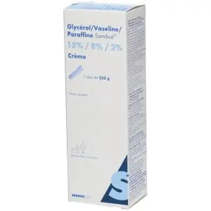 Sandoz Glycérol/Vaseline/Paraffine Sandoz, Crème - Tube 250 g