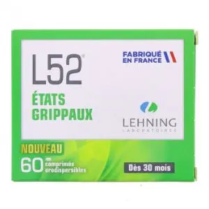 Lehning L 52 Etats Grippaux 60 Comprimés
