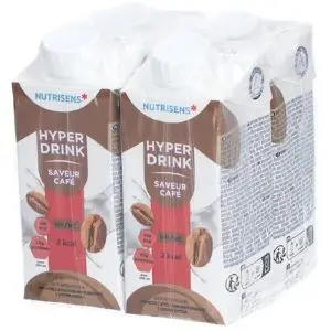 Nutrisens Hyperdrink Saveur Café HP/HC 2kcal 4x200 ml