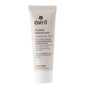 Avril Fluide Matifiant au Jus d'Aloe Vera Bio 50ml