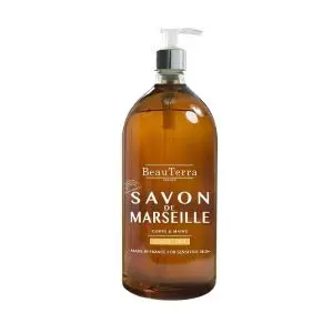 BeauTerra Savon Liquide de Marseille Vanille-Miel 1 L
