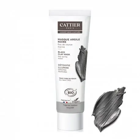 Cattier Masque argile noire 100 ml