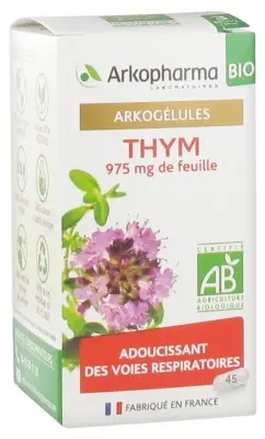 Arkopharma Arkogélules Thym Bio 45 Gélules - Pharmacie Agnès Praden à Alès