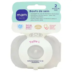 Mam Bout de Sein Silicone taille L x 2