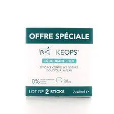 Roc Keops stick déodorant 40g x2