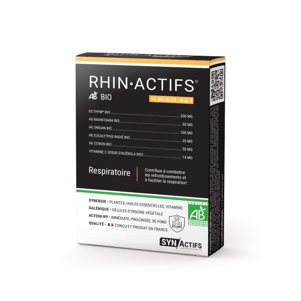 Aragan Rhin Actifs Bio 10 Gélules