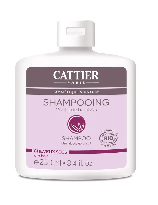 Cattier Shampooing Cheveux Secs Moelle de Bambou 250 ml