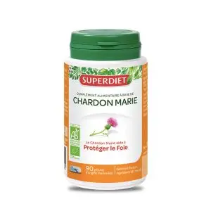 Superdiet Chardon Marie Bio 90 Gélules - Pharmacie Agnès Praden à Alès