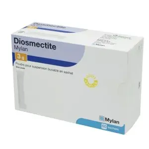 Mylan Diosmectite 3g Poudre pour Suspension Buvable - 60 sachets