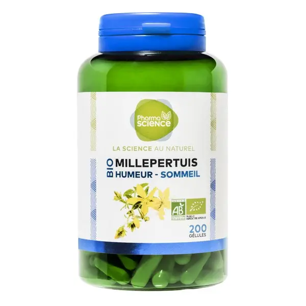 Pharmascience millepertuis bio humeur - sommeil 200 gélules