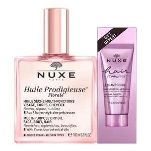 Nuxe Huile Prodigieuse Florale 100 ml + Shampooing Nuxe Hair 30 ml Offert - Pharmacie Agnès Praden à Alès