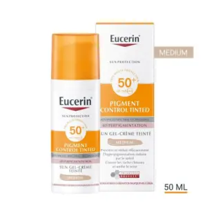 Eucerin Sun Protection Pigment Control Teinté Medium SPF50+ 50 ml - Pharmacie Agnès Praden à Alès