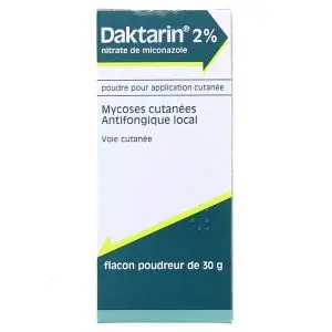 Janssen Daktarin 2% Poudre 30g - Pharmacie Agnès Praden à Alès