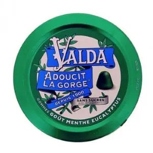 Valda Gommes Menthe Eucalyptus Sans Sucre 50g