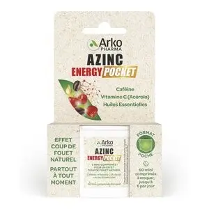 Arkopharma Azinc® Energy Pocket 60 Mini Cprs - Pharmacie Agnès Praden à Alès