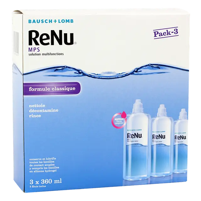 Renu MPS solution multifonctions 3 x 360 ml