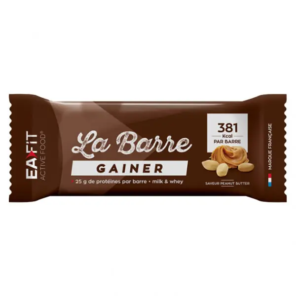 Ea Fit La Barre Gainer 90 g - Goût : Beurre de Cacahuète