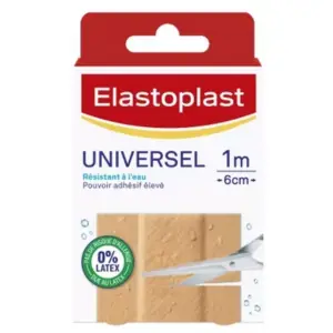 Elastoplast Pansement Universel 10 Bandes de 10 cm x 6 cm