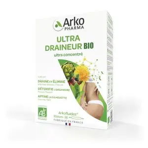 Arkopharma Arkofluides Ultra Draineur Bio 30 Ampoules - Pharmacie Agnès Praden à Alès