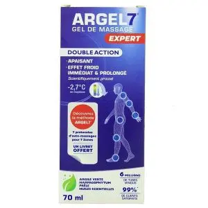 Argel7 Gel de Massage Expert Double Action 70 ml