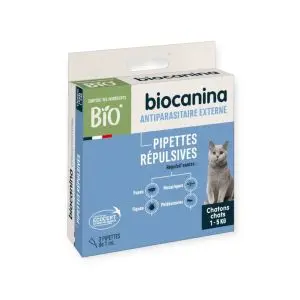 Biocanina Pipettes Répulsives Chat 3 Pipettes