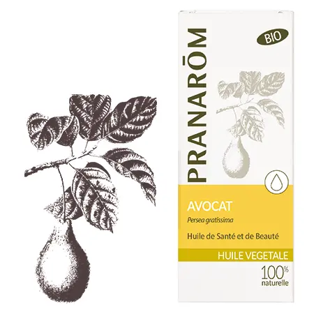 Pranarôm Huile Végétale Avocat Bio 50 ml - Pharmacie Agnès Praden à Alès