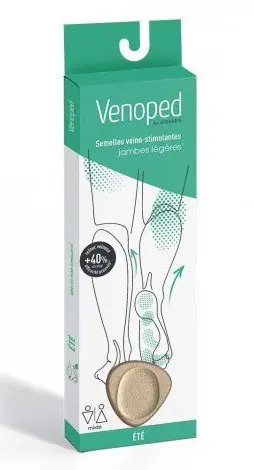 Sigvaris venoped semelles beige été T38 - Pharmacie Agnès Praden à Alès