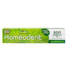 Homéodent dentifrice soin complet chlorophylle  format voyage