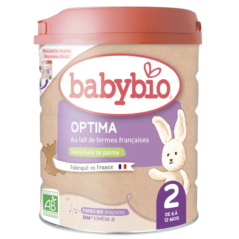 Babybio Optima 2ème âge 800g - Pharmacie Agnès Praden à Alès