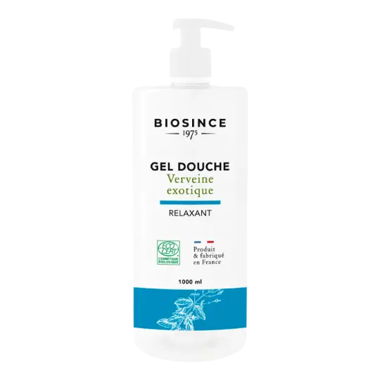Biosince Gel douche relaxant bio Verveine Exotique 1L