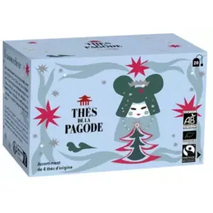 Thés de la Pagode Assortiment de 4 Thés Bio 20 Sachets